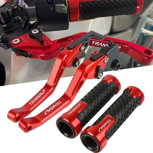 Motorcycle CNC Brake Clutch Levers 7/8'' Handlebar grips For Honda XL 650 V Transalp XLV 650 2001-2007 2002 2003 2004 2005 2006