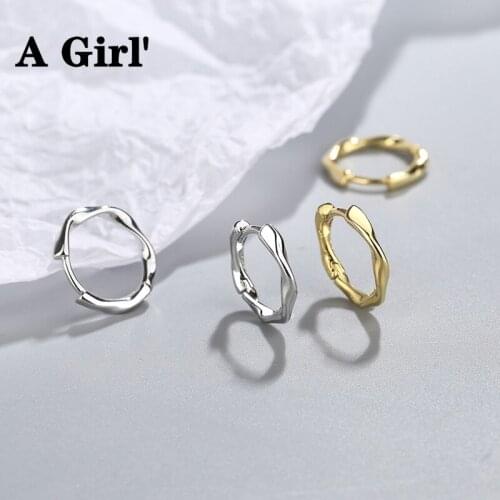 A Girl' Man/Womens Hoop Earrings Simple Round Circle Loops Gift For Girls/Boys Fine Jewelry Accessory Party Ear Huggies