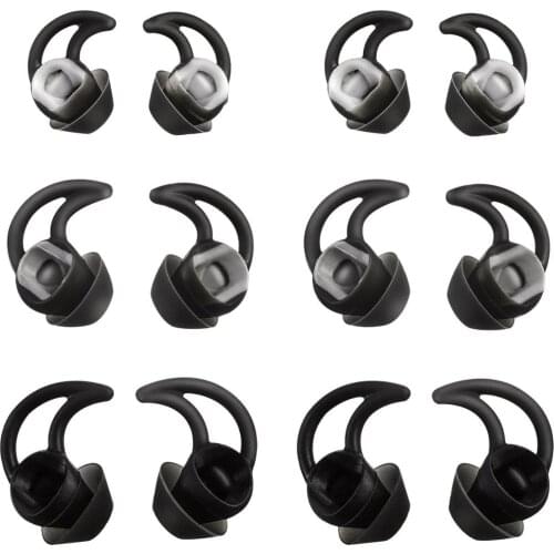 12 Pieces for Bose Earbuds Replacement Tips Silicone Covers for Bose QC30 QuietControl 30 QC20 SIE2 IE3 Soundsport Wireless Ear