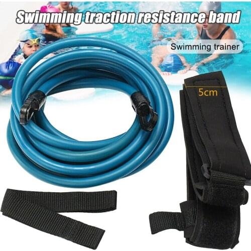 Swimming Training Rope Bungee Exerciser Leash Swim Belt Safety Pool Swimming Trainer XR-Hot