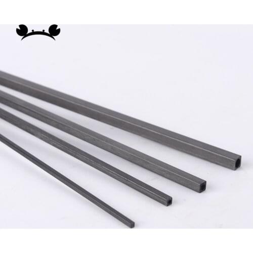 20pcs Carbon Fiber Square tubes 1.7-5mm diameter Length 200mm 400mm for RC Plane Quadcopter DIY tool
