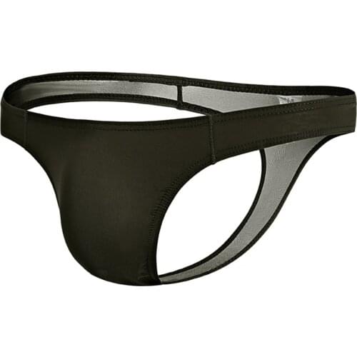 Mens Sexy Solid Color Underwear Convex Breathable Bodycon Triangle Briefs Mens Sexy Underwear Comefortable Underpants