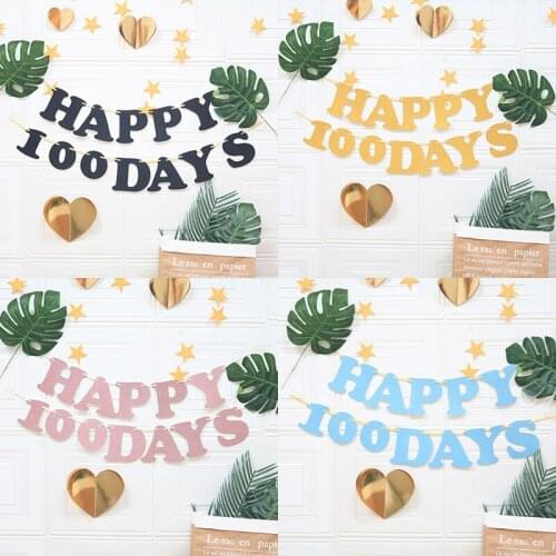 Birthday Decoration Girl Sparkling Fall In Love Bunting Gold Glitter Baby Shower Supplies Theme Party Banners for Home Decor