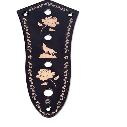Control Plate For Jazz Bass JB style bass Guitar ,Black guitar parts violao 6 cordas