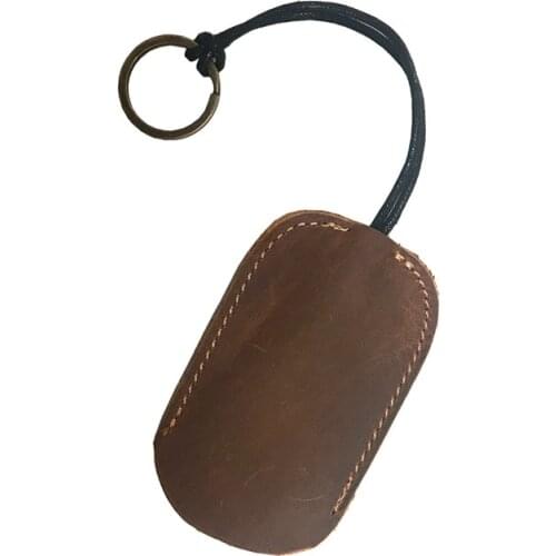 Vintage Handmade Genuine Leather Key Holder Wallet Men Car Key Case Cover Organizer Housekeeper Bag Keychain Wallet