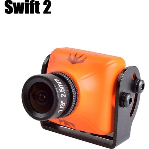 High Quality RunCam Swift 2 FPV 600TVL Camera 2.3mm/2.1mm Lens OSD with IR Blocked PAL for RC Quadcopter Multicopter