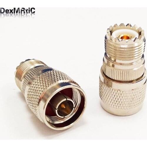 1pc N male plug switch UHF female jack RF Coax Adapter convertor Straight Nickelplated NEW wholesale