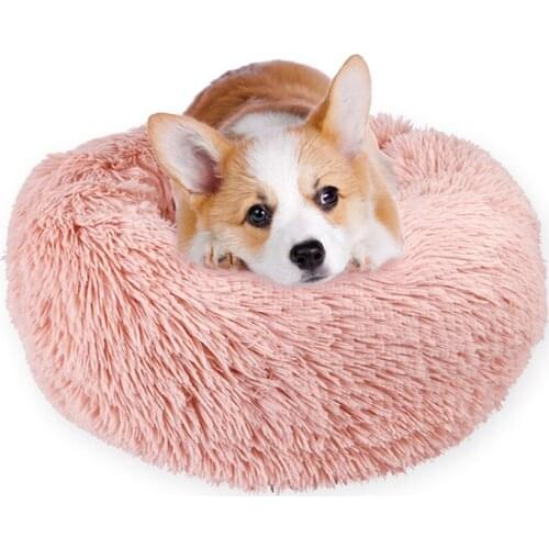 1Pc Super Soft Dog Bed Washable long plush Dog Kennel Deep Sleep Dog House Velvet Mats Sofa For Dog Chihuahua Dog Basket Pet Bed