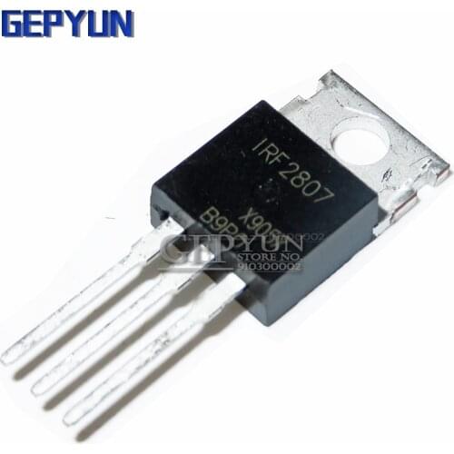 10PCS IRF2807PBF IRF2807 TO-220 TO220 MOS FET tran Gepyun