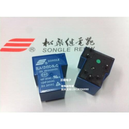 2pcs/lot Relay SLA-12VDC-SL-C 6PIN 30A T90 New and original