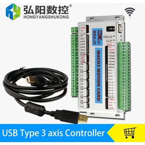3axis 4axis 6axis Mach3 Card For Cnc Router Control System MK3-IV MK4-Ivmach3 USB Port Support Window 7