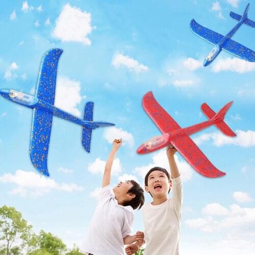 48CM EPP Foam Hand Throw Airplane Outdoor Launch Glider Plane Kids Gift Toy 35CM Interesting Toys plane toy airplane toy