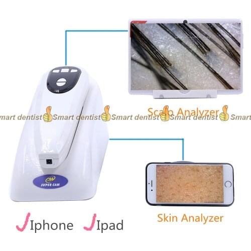Wireless Wifi skin analyzer for mobile phone ipad scalp analyzer new high tech