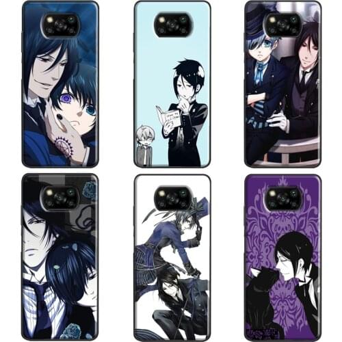 Black Butler Anime Case For Xiaomi Mi 11 Pro 10T Mi Note 10 Lite 11 Ultra Phone Cover For POCO X3 Pro M3 F3