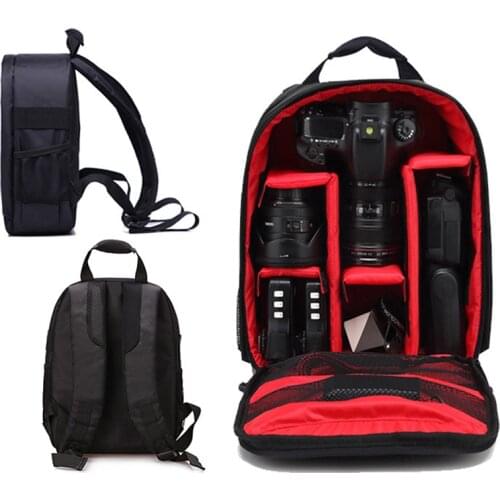 For DSLR SLR Camera Waterproof Backpack Rucksack Bag Case for Canon Nikon Sony