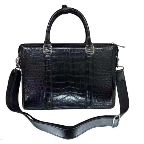 Fanzunxing new arrival men handbag men crocodile leather bag male handbag men crocodile bag male briefcase