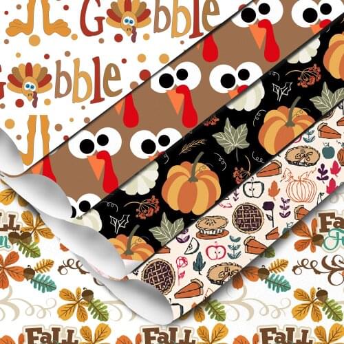Thanksgiving Halloween Day Chicken Theme Faux Synthetic Leather Sheets For Hair Bows Earring Gift Home Decor DIY Crafts Vinyl