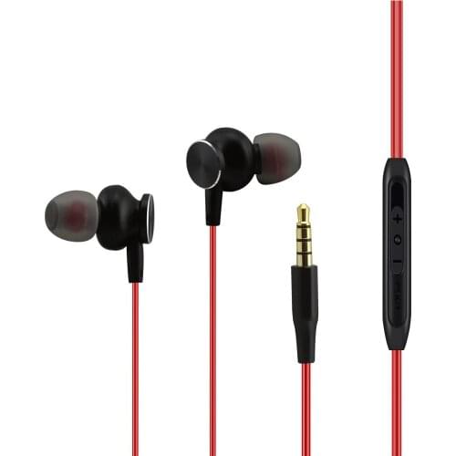 In-ear Wired Metal Earphone Magnetic 3.5mm Line Type MP3/ MP4 Music Earbud Sport Headset With Microphone For iPhone Xiaomi Phone