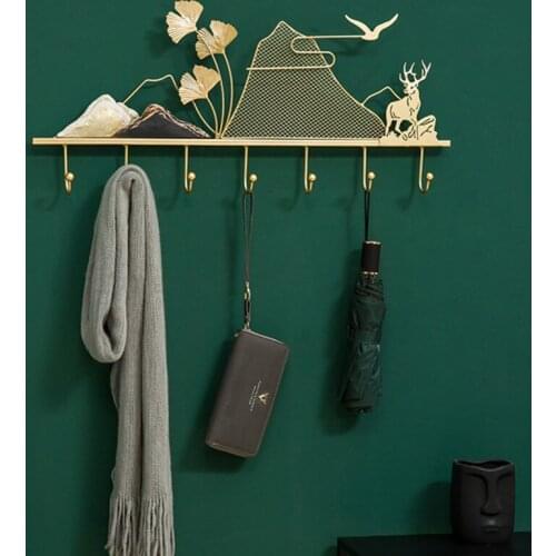 Creative clothes hook porch wall key hook decoration door storage clothes hook