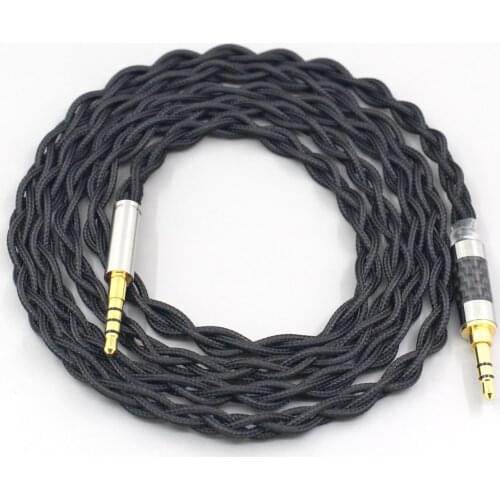 LN007463 Pure 99% Silver Inside Headphone Nylon Cable For HIFIMAN Edition S Deva HE-R10 Marshall monitor MAJOR II/III MID