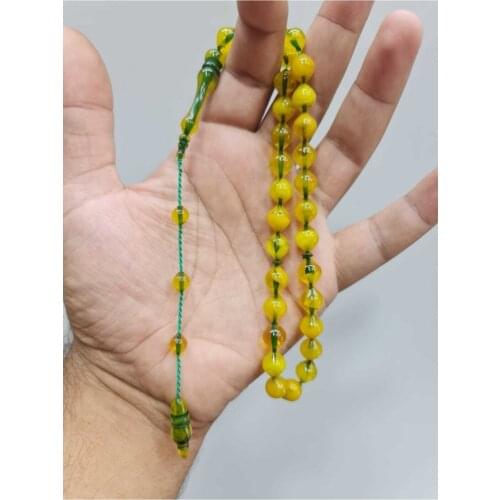 Islamic Tasbih Muslim Rosary Beads 33 Prayer Rosary For Men Bracelet For Men Accessory amber oltu amber stone Handmade Turkey