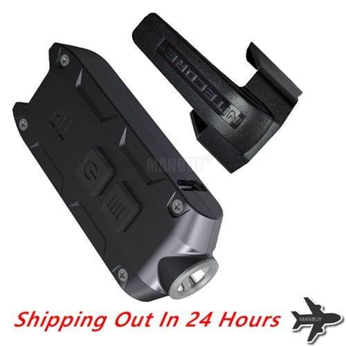 TOPSALE NITECORE TIPCRI Multi-purpose Clip Metal USB Rechargeable Key Button Light Daily Camping Hiking Fishing EDC Flashlight