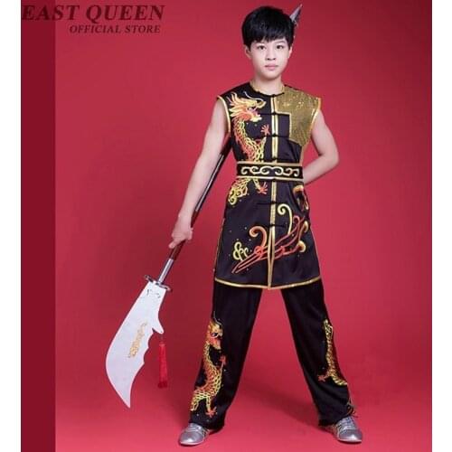 Wushu clothing uniform costume shaolin kungfu uniform dragon embroidered artial arts training clothing KK2389