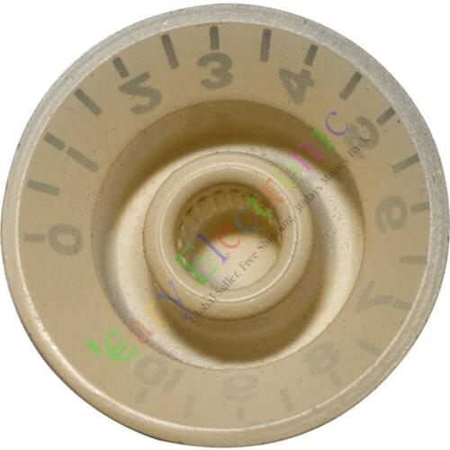 Wholesale and retail 50pc 26mm Pedal Top skirted White knob Guitar tube Amp Volume Tone audio parts free shipping