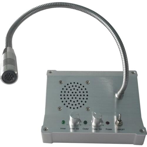 Window Intercom Anti-interference Noise-Free Dual-Way Audio Record Output Counter 110V&220V