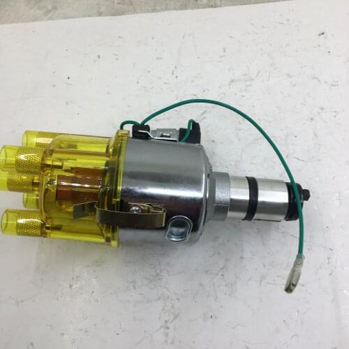 SherryBerg complete distributor for EMPI 9428 CHROME 009 CENTRIFUGAL DISTRIBUTOR STOCK CURVE for VW BUG GHIA THING BUS gold cap