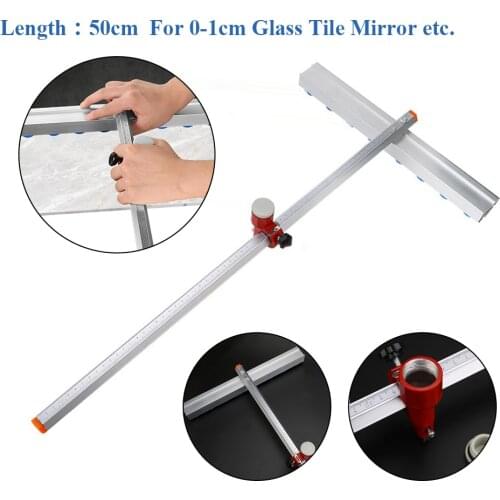 Cutting Tools For 1cm Glass Push Roller T-ype Diamond Thick Tile Cutting Scraper For Glass Tile Mirror