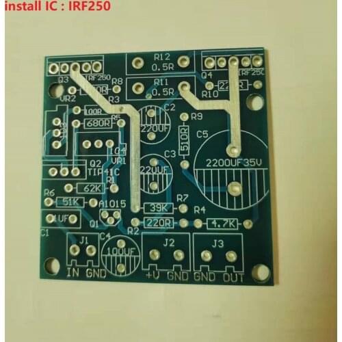 Class-A 1969M FET Power Amplifier Circuit PCB Empty Board IRF250 Tube DC18V-60V