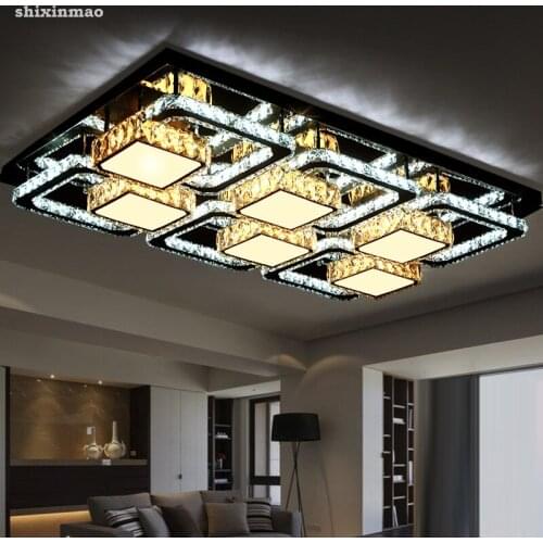 Modern ultra - bright LED living room ceiling lamps crystal lighting home and commercial lighting Ceiling light AC110-240V