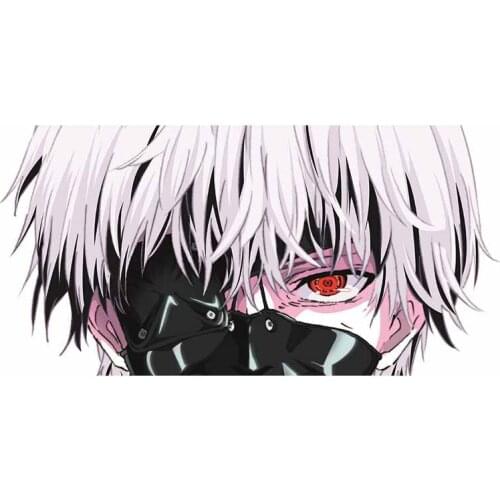 Personality Ghoul Tokyo Vinyl Car Wrap Waterproof Car Stickers Laptop Scratch-proof Window Decal for Vehicle Apply To Car Window