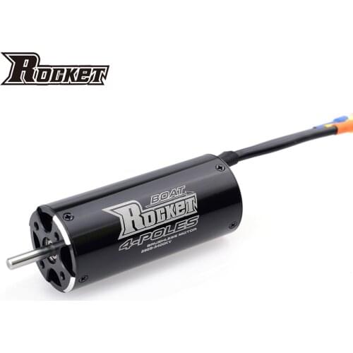 SURPASS HOBBY Rocket 2968 Waterproof Brushless Motor 3400KV 3800KV for Traxxas Blast Feilun FT011 FT012 600-800mm RC Boat Car