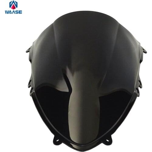 Waase Motorcycle Double Bubble Windscreen Windshield Shield Screen For Ducati 1199 1199R 1199S Panigale 2012 2013