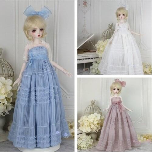 1/4 1/3 Scale BJD Clothes Retro Lolita Cute Fairy Dress Set For BJD/SD MSD SD13 Girl Doll Accessories C1024