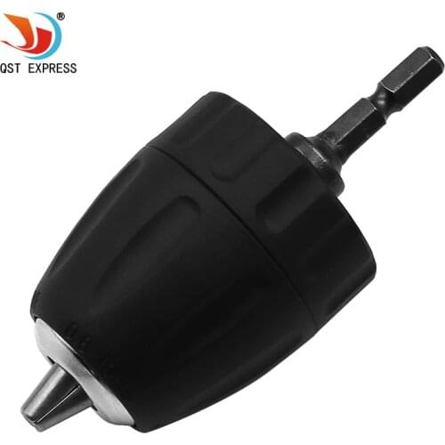 1Piece 0.8-10mm Keyless Drill Chuck 3/8" 24UNF with Adaptor for Electric Drills Power Tools Accessories