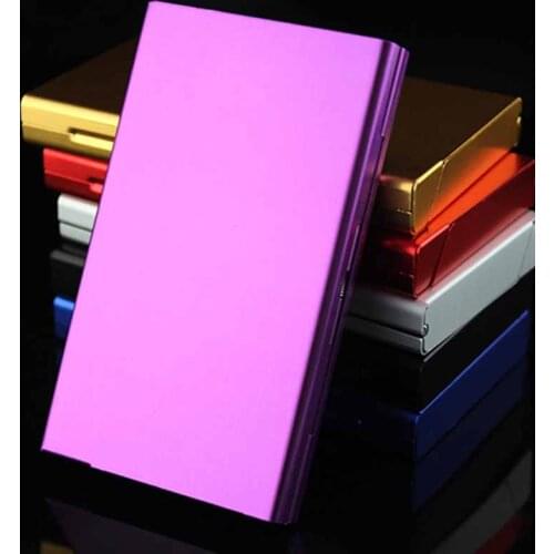 1pc Cigarette Case Aluminum Alloy Thin Box For Tobacco Smoking Holder Box for 20 Cigarettes