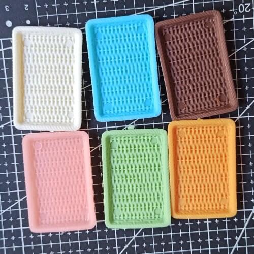 1pcs/lot Resin solid lovely basket 53mm kawaii Artificial Parfait Cups Miniature Food Deco Part