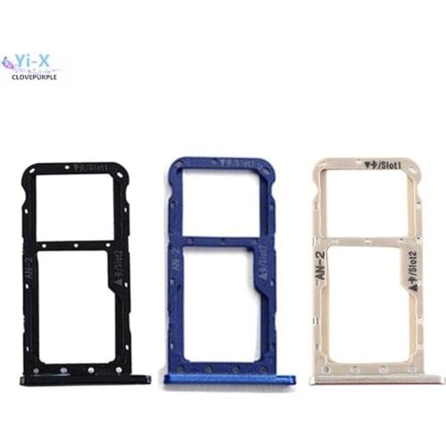 10pcs/lot New For Huawei P20 Lite SIM Card Tray Micro SD Card Holder Slot Adapter Parts