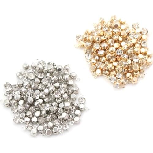 100pcs Mini Doll Crystal Rhinestone Rhinestones DIY Garment Sewing Accessories New Sale