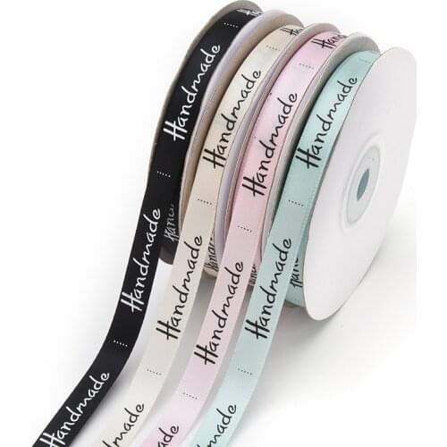 25yard 10mm Grosgrain Ribbon DIY Gift Wrap Ribbon Flower Packaging Accessories Printed Ribbon