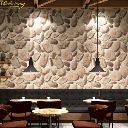 Beibehang papel de parede 3D Texture Adhesive wallpaper brick wall Living Room Waterproof Vinyl Sticker Household Wall Paper
