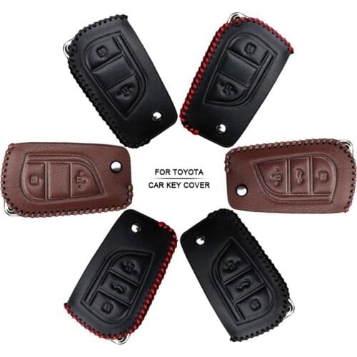 Car Accessories Key Cover Case For Toyota Auris CHR Yaris Verso Prius Celica Rav4 Hand-woven Smoky Grey Metal Keyring Keychain