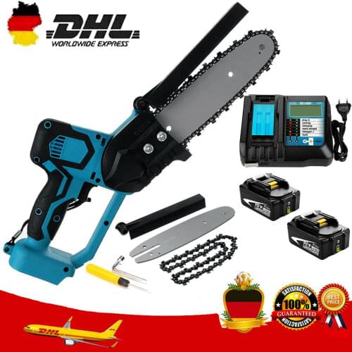 6in Mini Pruning Saw Cordless Brushless Electric Chainsaws Removable For Fruit Tree Household Trimming With 1 Battery One Charge