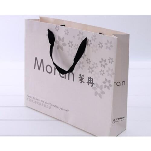 Custom Grade Coffee Kraft Customised Paper Bag,Strong wholesale Brown kraft paper custom logo print Bag with handle --XP2173