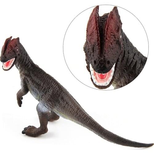 Action Figure Jurassic Dilophosaurus Carnotaurus 18cm Dolls Animal Collectible Model Furnishings Toy
