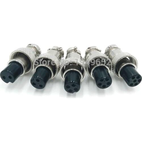 GX12 Female plug 12mm aviation connector 2pin3Pin4Pin5Pin6Pin7Pin quick connector 5A 125v