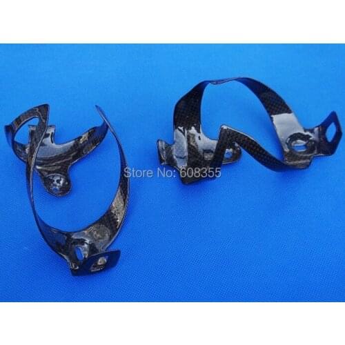 Carbon glossy MTB Mountain Road bike bicycle water Bottle cage - 2 Pcs Cages BC27